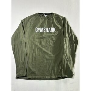 Gymshark Apollo Long-sleeve Tshirt Green XL Workout Athletic